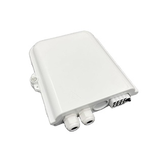 HSGQ yeni FTTH 8 çekirdekli plastik Fiber erişim terminali kutusu 8 port su geçirmez kauçuk kablo rakoru Fiber optik kutu FDB/ATB - Product Image 1