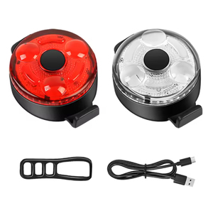 Luz Trasera para Bicicleta de Montaña y Carretera, Carga Tipo-C, Luz Trasera de Advertencia para Ciclismo, Fácil de Instalar, Accesorios para Bicicleta - Product Image 2