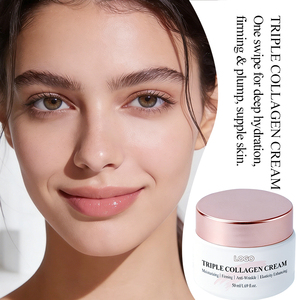Creme Facial Triplo Colágeno 50ml, Hidratante Anti-Idade com Extrato de Folha de Oliveira para Refinar Poros e Aumentar o Brilho - Product Image 6