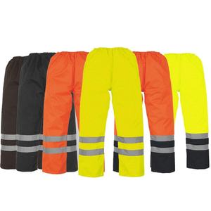 Gilet de sécurité OEM personnalisable en gros, classe 3 ANSI, imperméable, haute visibilité, orange jaune, pour hommes, femmes et travailleurs, directement de l'usine - Product Image 4