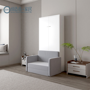 Studio Pliant Construction Forte Vertical <span class=keywords><strong>Escamotable</strong></span> <span class=keywords><strong>Lit</strong></span> Mural Simple Avec Canapé <span class=keywords><strong>Armoire</strong></span> en Bois Vente en Gros - Product Image 2