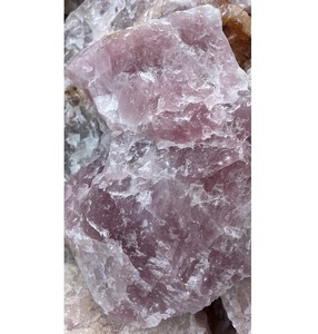 Grandes pierres de quartz rose naturel de forme personnalisable pour présentoirs décoratifs Crystal Energy Work Love Healing Ceremonies Holistic - Product Image 1