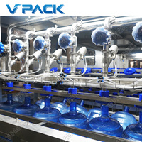 Ligne de remplissage d'eau de 5 gallons, 19 litres, 20 litres, bouteille seau
