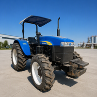 Traktor New Holland SNH704 70hp Penggerak Empat Roda dengan Mesin Transmisi Pertanian, Harga Terjangkau, Kualitas Unggul.