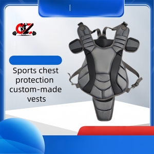 เสื้อป้องกันอกสำหรับผู้ชาย CZFIT สำหรับเบสบอล, แผ่นโฟม EVA คุณภาพสูง, ฟุตบอล, เททีบอล, ซอฟต์บอล - Product Image 5