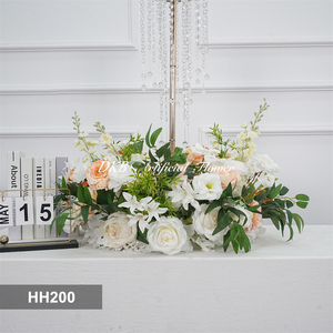 DKB Handmade Silk Mixed Flower Centerpiece Wedding <b>Table</b> Decoration Classic Style High Simulation Reusable Artificial Floral - Product Image 3