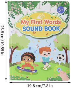 Dispositivo Educativo Interactivo Book Sound's First English Words, Juguete de Aprendizaje Hablante de 7.8x10.55 Pulgadas para Niños y Niñas - Product Image 5