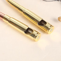 Stylo bille réplique de balle de calibre 30 plaqué or BMG avec ouvre-bouteille et stylo d'écriture, couleurs personnalisées, logo