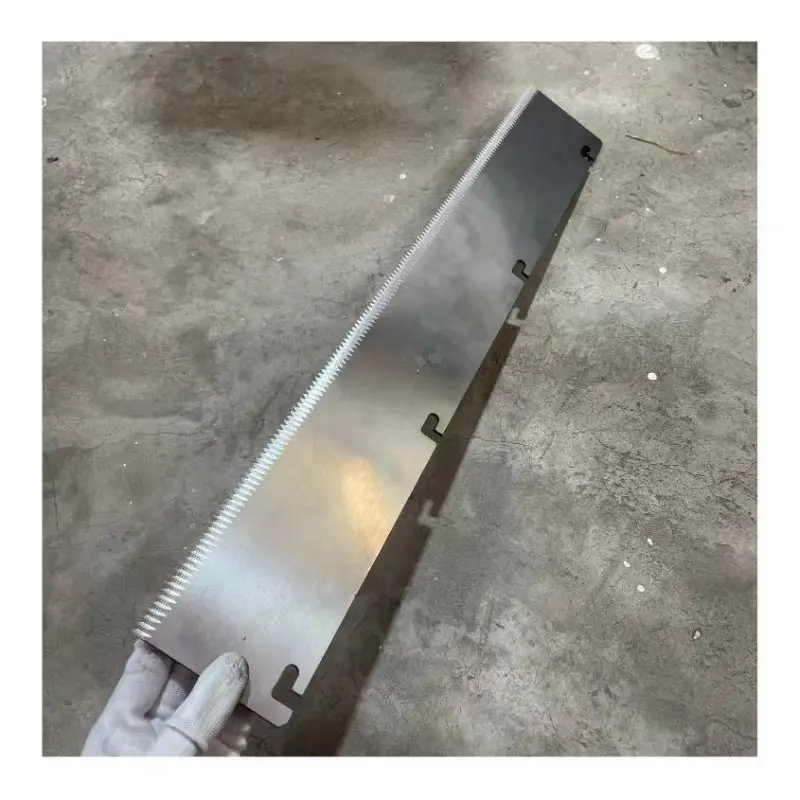 Packaging machine industrial blade cutting plastic film serrated blade
