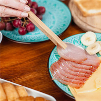 Pinzas de bambú, mini pinzas magnéticas de bambú, utensilios de madera grandes de grado alimenticio para hielo, sacacorchos de vino, pinzas de cocina para matcha, personalizables