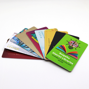 Cartes de visite RFID sans contact à puce intelligente 13.56 mhz, code-barres en PVC - Product Image 5