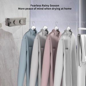 Tendedero de Ropa Retráctil de Acero Inoxidable DS4567, para Montar en la Pared, para Interiores y Exteriores - Product Image 2