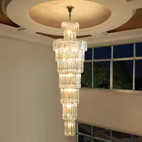 Büyük parlaklık altın kristal avize, oturma odası parlaklık sala jantar kristal sarkıt aydınlatma modern LED