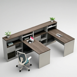 Escritorio Ejecutivo Minimalista de Madera para <span class=keywords><strong>CEO</strong></span>, Director, Personal Administrativo, Estación de Trabajo, Protección Ambiental - Product Image 4