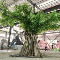 Arbre animatronique interactif parlant avec mouvements et sons réalistes - Attraction de parc d'aventure intérieur