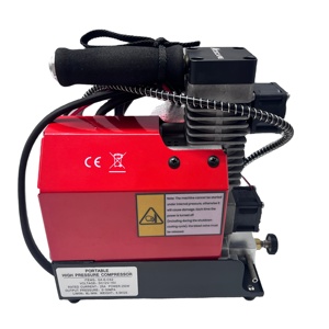 Portable 12V Mini compresseur <span class=keywords><strong>d</strong></span>'air sans huile 300bar/4500psi <span class=keywords><strong>Paintball</strong></span> réservoir véhicule maison 110V AC 12V DC Power - Product Image 1