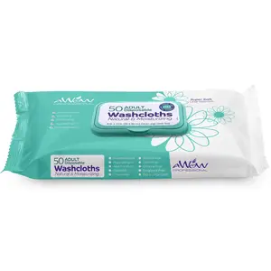 Hospital 2% Chlorhexidine Patient Towelettes Wet Tissue OEM 72pcs Adult Wipes with Aloe and Chamomile