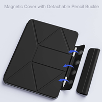 Étui pour iPad 10e génération, 11e génération A16, coque magnétique détachable avec support de hauteur, étui pour iPad Air 4 5 6 7 Air 11 M2 M3 Pro 11 pouces