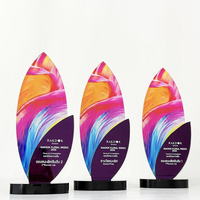 Nouveau Trophée en Cristal Personnalisable de Qualité Supérieure pour Championnat, Prix Créatif Imprimé