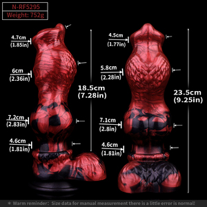 Diseño de nudo de perro Big Wolf Dog con ventosa para mayor fricción Consolador de fantasía Adecuado para masturbación femenina - Product Image 6