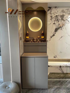 Gwealth พุทธศาสนา Guanyin พระพุทธรูปรูปปั้นไ<span class=keywords><strong>ม</strong></span>้แท้ทันส<span class=keywords><strong>ม</strong></span>ัยห้องนั่งเล่นยืนพร้อมแท่นบูชาพระโพธิสัตว์ - Product Image 1