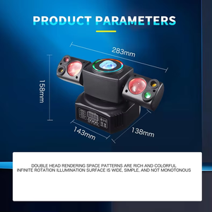 Đèn sân khấu LED <span class=keywords><strong>60W</strong></span> Golden Monkey Staff PLUS <span class=keywords><strong>RGBW</strong></span> 4 trong 1 IP65 với điều khiển từ xa DMX, đầu xoay di động dành cho tiệc DJ Disco - Product Image 4