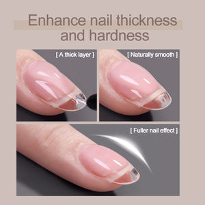 Gel de base professionnel OEM/ODM Gel durcisseur de haute qualité pour la force des salons de <span class=keywords><strong>manucure</strong></span> et les manucures durables - Product Image 2