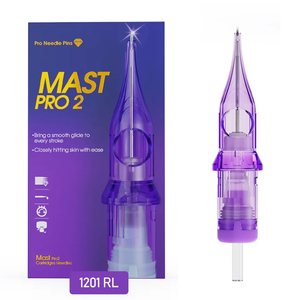 Mast Pro 2 Super Artists Pro Agujas Desechables Round <span class=keywords><strong>Liner</strong></span> 1201RL Cartuchos de Agujas para Tatuaje 20 piezas/caja - Product Image 1