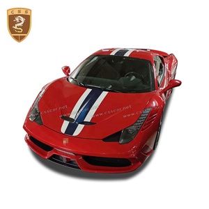 Estilo especial de fibra de vidrio Material parachoques delantero cuerpo Kit adecuado para <span class=keywords><strong>Ferrari</strong></span> <span class=keywords><strong>458</strong></span> <span class=keywords><strong>Italia</strong></span> Hood - Product Image 2