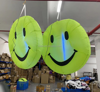 Ballon publicitaire gonflable personnalisé, visage souriant, gonflable pour décoration suspendue