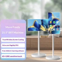 Machine publicitaire interactive à écran tactile intelligent sur pied de 21,5 pouces pour les supermarchés