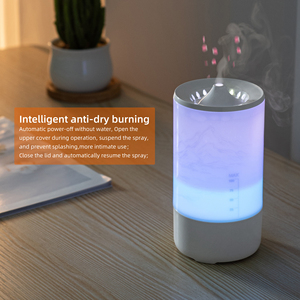 SHOUMING Mini 100ML Ultrasonic LED Air <strong>Humidifier</strong> &amp; Aroma Oil <strong>Diffuser</strong> Portable Desktop Air Cooler for <strong>Home</strong> &amp; Car - Product Image 3