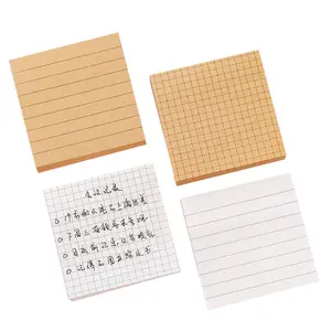 Custom Adhesive Write Printed Stationery Sticky Notes Notepads Square Memo Pad Stationery Supplies