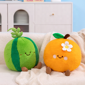 12 pulgadas 30CM adorable fruta cojín peluches <span class=keywords><strong>piña</strong></span> sandía <span class=keywords><strong>y</strong></span> naranja en forma de almohada muñeca juguetes de peluche - Product Image 6