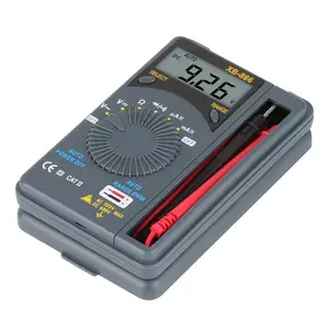 XB866 Mini otomatik aralığı LCD voltmetre Test cihazı AC/DC cep dijital multimetre Capacimetro metre Rlc metre Test Q01 Dropship