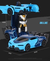 Coche Deportivo de Control Remoto con Transformación, Modelo de Vehículo Deportivo, Robot de Juguete