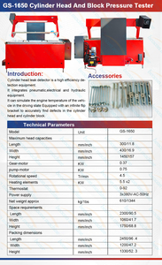 GS-1650 Cilinderblok En Cilinderkop Druktester Machine Heavy-Duty Motorlekdetectiesysteem - Product Image 3