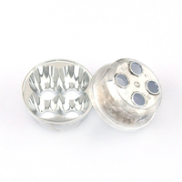 Usinage CNC de précision, réflecteur à 4 lampes, alliage d'aluminium poli miroir, angle de faisceau multiple