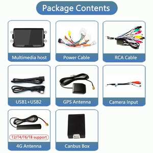 Lecteur DVD multimédia pour voiture <span class=keywords><strong>Dacia</strong></span> Renault Duster <span class=keywords><strong>Logan</strong></span> Sandero LADA Xray2, 8 "DSP Android 8GB 128GB - Product Image 2