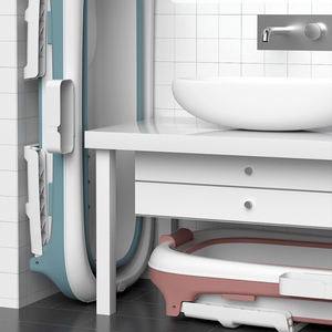 1.3m <span class=keywords><strong>pieghevole</strong></span> addensare sicurezza vasca da bagno per adulti vasca da bagno portatile in plastica per uso domestico piscina per bambini - Product Image 3