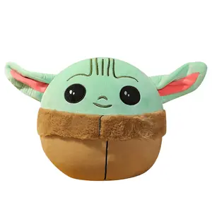 Oem odm מותאם אישית חמוד התינוק yoda plush כוכב דמות מלחמות ממולאים צעצוע לחרוש לילדים מתנה ליום הולדת