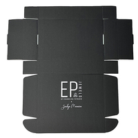 Boîtes d'emballage en carton ondulé recyclé pliables avec logo personnalisé pour vêtements pour bébés, chaussures, chaussettes et fourrures - Taille et couleur personnalisées