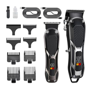 Prix usine professionnel Rechargeable sans fil Kit de coupe de cheveux maison barbier 2000mAh batterie au Lithium tondeuse à cheveux - Product Image 1