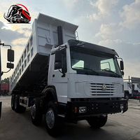 Camion benne d'occasion Sinotruk Howo 371HP 7x8x4 pour l'Afrique
