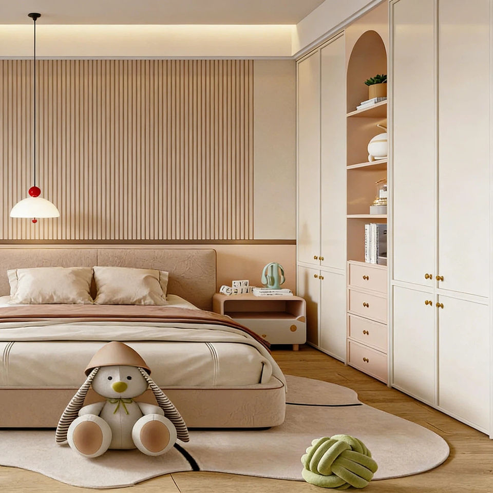 Modern Minimalist Custom Bedroom Wardrobe Eco Environmental Panel ...