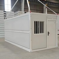 Maison Conteneur de Luxe Élégante, Maison Modulaire Préfabriquée, Tiny Home Certifiée CE pour les Jardins et les Complexes Hôteliers