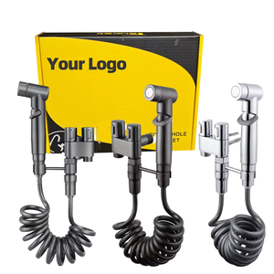 Grifo de inodoro moderno de plástico para baño, montado en la pared, de fácil instalación, con boquilla potenciadora de calidad para bidés. - Product Image 1