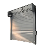 Quincaillerie pour porte coulissante en aluminium, porte rapide, porte spirale, rail de porte, volet roulant, porte rapide d'entrepôt robuste résistante au vent