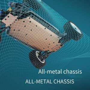 Wltoys <span class=keywords><strong>124017</strong></span> 2,4G Coche de control remoto totalmente metálico para adultos 4WD Eléctrico 75 km/h Motor sin escobillas de deriva de alta velocidad USB Wi-Fi Expert - Product Image 6