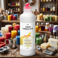 Colorant Concentré Liquide pour Bougies 1kg, Soluble dans l'Huile, pour Bricolage Artisanat, Cire de Soja, Cire de Coco, Facile à Mélanger, Faible Consommation